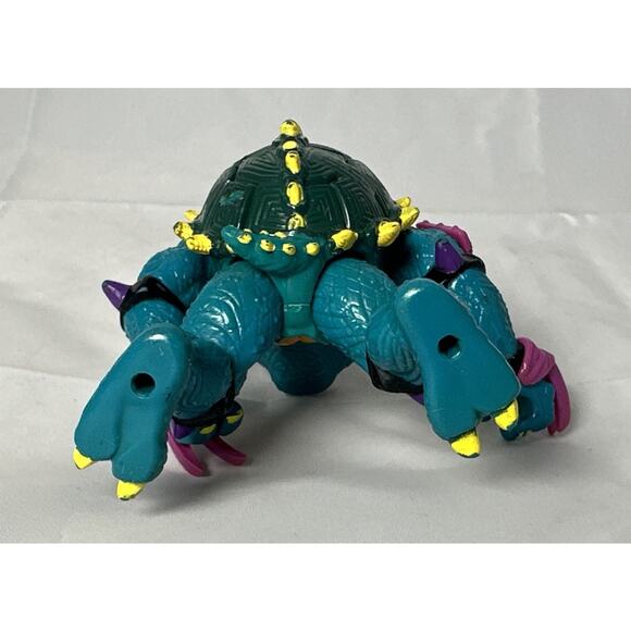 Playmates Toys 1990 TMNT Ninja Turtles Slash Evil Turtle Dimension Figure - Picture 8 of 8